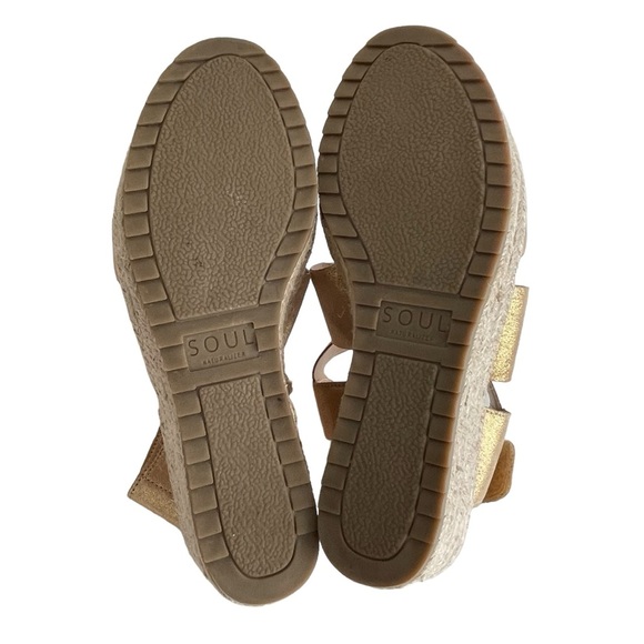 Soul by Naturalizer Oshay Ankle Strap Sandals Women’s Size 9 Espadrille Wedge - Picture 8 of 10